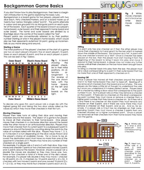 backgammon game rules.